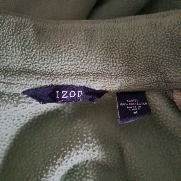 Izod fleece Zip Up size medium 5/$25 - Picture 3 of 4